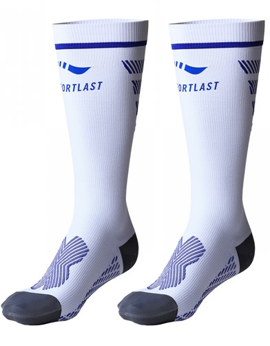 Sportlast Calcetines Largo Comprension Pro Running Everest Blanco-Azul Sportlast Calcetines Largo Comprension Pro Running Everest Blanco-Azul