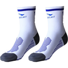 Sportlast Calcetines Cortos Compresion Pro Futbol Assen Blanco-Azul Sportlast Calcetines Cortos Compresion Pro Futbol Assen Blanco-Azul