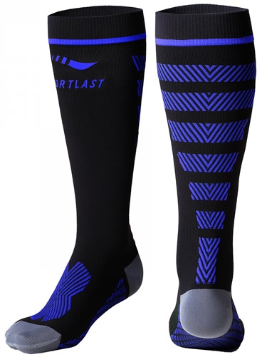 Sportlast Calcetines Largos Compresion Pro Futbol Everest Negro-Azul Sportlast Calcetines Largos Compresion Pro Futbol Everest Negro-Azul