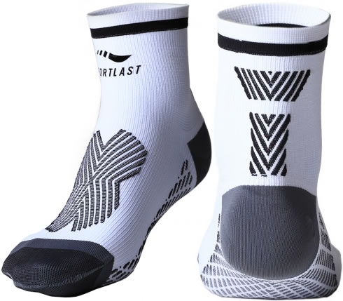 Sportlast Calcetines Cortos Comprension Pro Running Kibo Blanco-Negro Sportlast Calcetines Cortos Comprension Pro Running Kibo Blanco-Negro