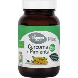 El Granero Intégral Curcuma + Poivre Bio 100 + 20 gélules