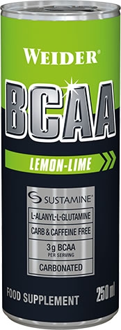 Weider BCAA RTD - Aminoacidos Liquidos 1 lata x 250 ml Weider BCAA RTD - Aminoacidos Liquidos 1 lata x 250 ml