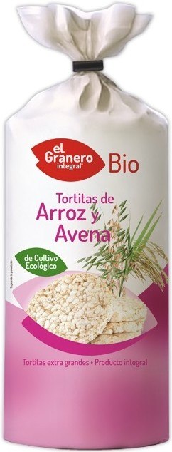 El Granero Integral Tortitas de Arroz y Avena Bio 115 gr El Granero Integral Tortitas de Arroz y Avena Bio 115 gr