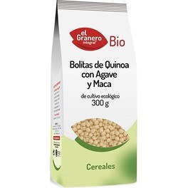 El Granero Integral Bolitas de Quinoa con Agave y Maca Bio 300 gr El Granero Integral Bolitas de Quinoa con Agave y Maca Bio 300 gr