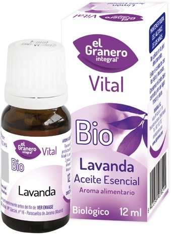El Granero Integral Aceite Esencial de Lavanda Bio 12 ml El Granero Integral Aceite Esencial de Lavanda Bio 12 ml