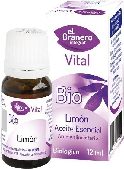El Granero Integral Aceite Esencial de Limón Bio 12 ml El Granero Integral Aceite Esencial de Limón Bio 12 ml