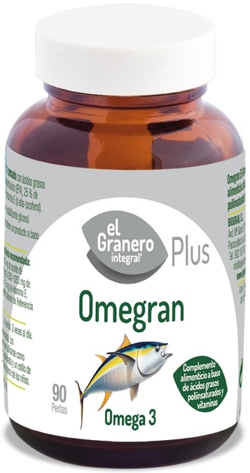 El Granero Integral Omegran 3 Plus 90 Per. 703 mg El Granero Integral Omegran 3 Plus 90 Per. 703 mg