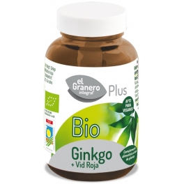 El Granero Integral Ginkgo + Vid Roja Bio 90 Cap. 500 mg El Granero Integral Ginkgo + Vid Roja Bio 90 Cap. 500 mg