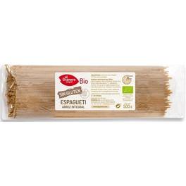 El Granero Integral Espaguetis de Arroz Integral Sin Gluten Bio 500 gr