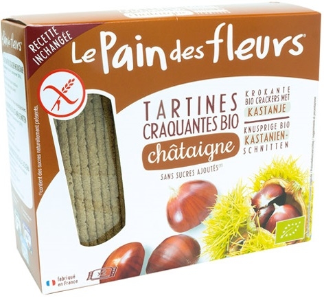 Le Pain de Fleurs Pan de Flores Con Castaña Sin Gluten Bio 150 gr Le Pain de Fleurs Pan de Flores Con Castaña Sin Gluten Bio 150 gr