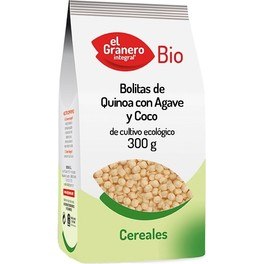 El Granero Integral Bolitas de Quinoa con Agave y Coco Bio 300 gr El Granero Integral Bolitas de Quinoa con Agave y Coco Bio 300 gr