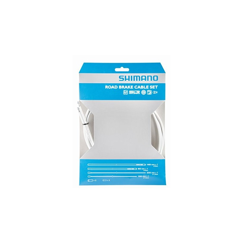 Shimano Cable Freno/funda/topes Ctra.ptfe Blanco Shimano Cable Freno/funda/topes Ctra.ptfe Blanco