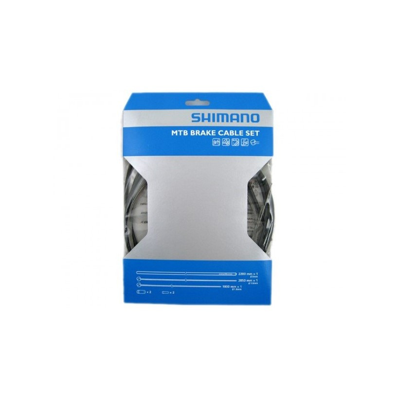 Shimano Cable Freno/funda/topes Mtb Inox Negro Shimano Cable Freno/funda/topes Mtb Inox Negro