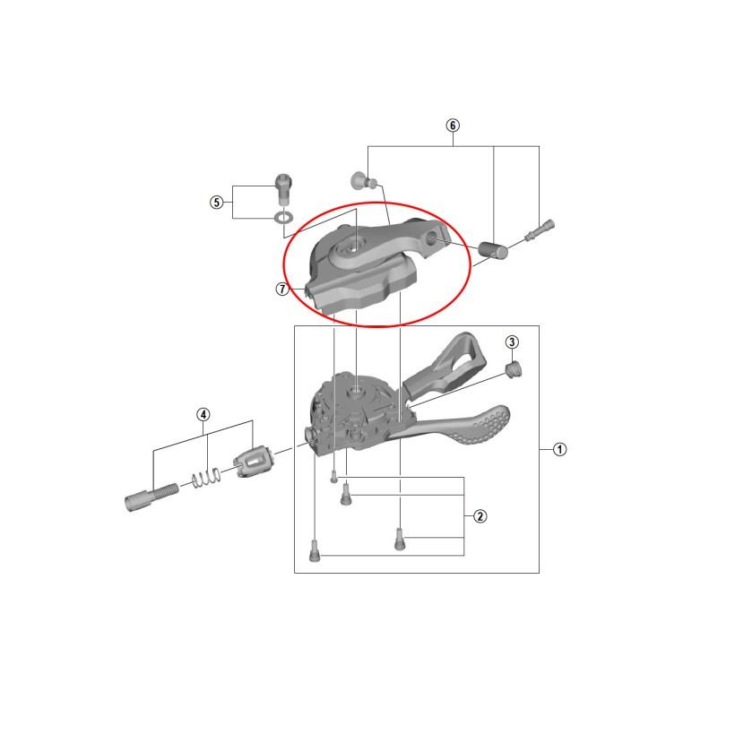 Shimano Tapa Maneta Izda. Sl-m8000 I-spec-b Shimano Tapa Maneta Izda. Sl-m8000 I-spec-b