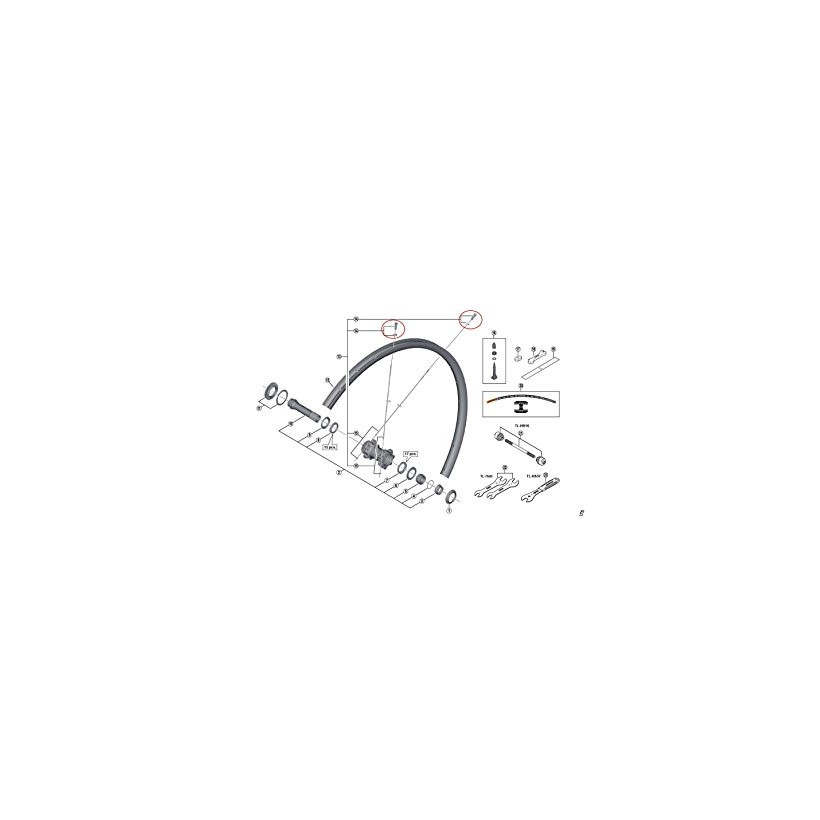 Shimano Cabecilla Radio Wh-m8020 M8000 M8100 Shimano Cabecilla Radio Wh-m8020 M8000 M8100