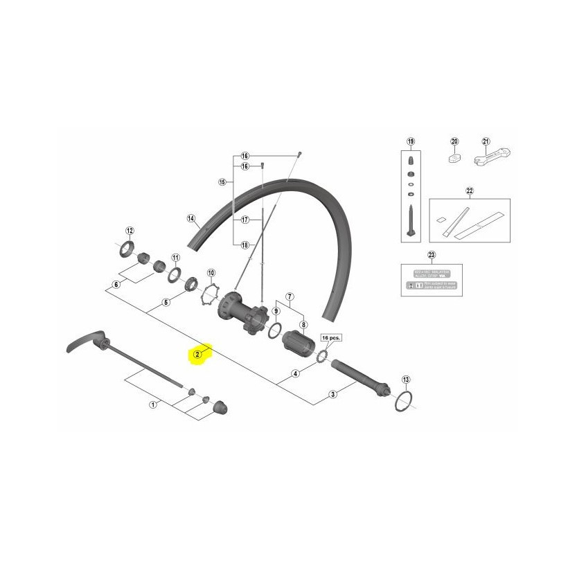 Shimano Eje Rueda Completo Trasero Wh-rs700 Tl Shimano Eje Rueda Completo Trasero Wh-rs700 Tl