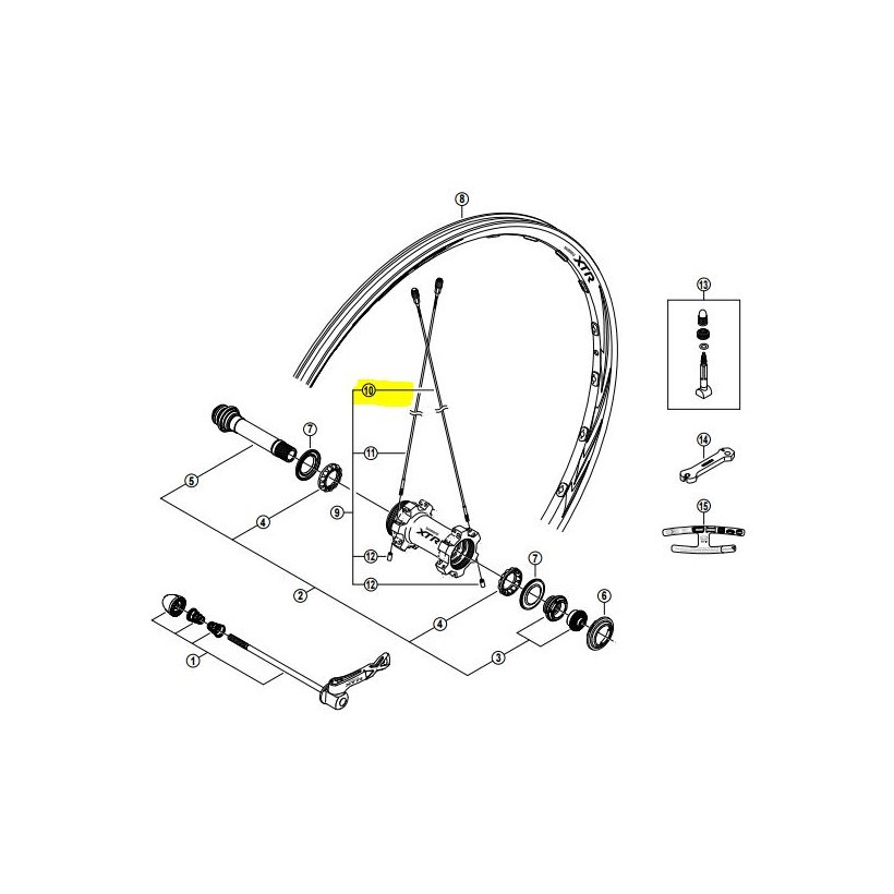 Shimano Radio Rueda M975f I M970r D M975r D 27 * Shimano Radio Rueda M975f I M970r D M975r D 27 *