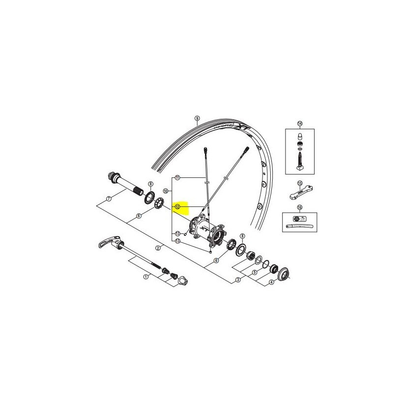 Shimano Radio Delantero Izdo/tras.wh-m785 270mm Shimano Radio Delantero Izdo/tras.wh-m785 270mm