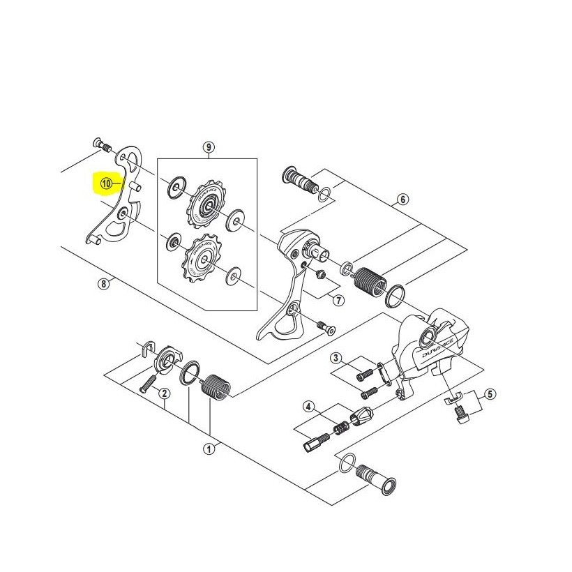 Shimano Portapoleas Int.cambio Rd-7900 Ss Shimano Portapoleas Int.cambio Rd-7900 Ss