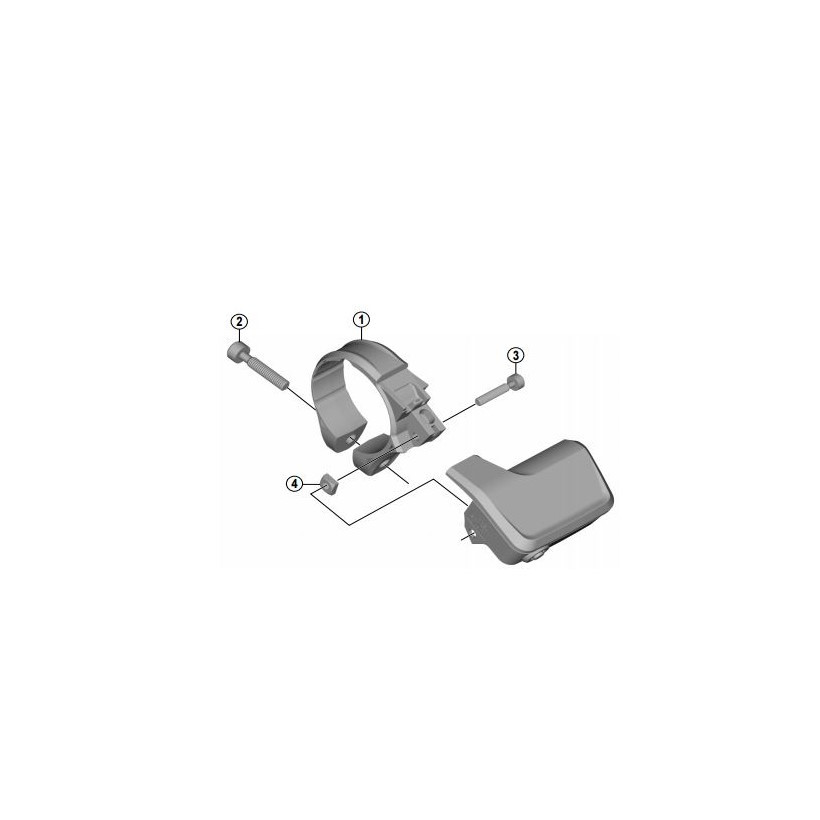 Shimano Abrazadera 318 Pantalla Di2 Xt Scmt800 Shimano Abrazadera 318 Pantalla Di2 Xt Scmt800
