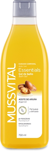 Mussvital Essentials Gel de Baño Argan 750 ml Mussvital Essentials Gel de Baño Argan 750 ml