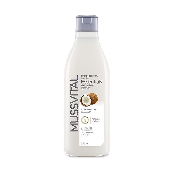 Mussvital Essentials Gel de Baño Coco 750 ml