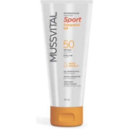 Mussvital Mussvital Fotoprotector Sport Gel Transparente SPF 50 50 ml Mussvital Mussvital Fotoprotector Sport Gel Transparente SPF 50 50 ml