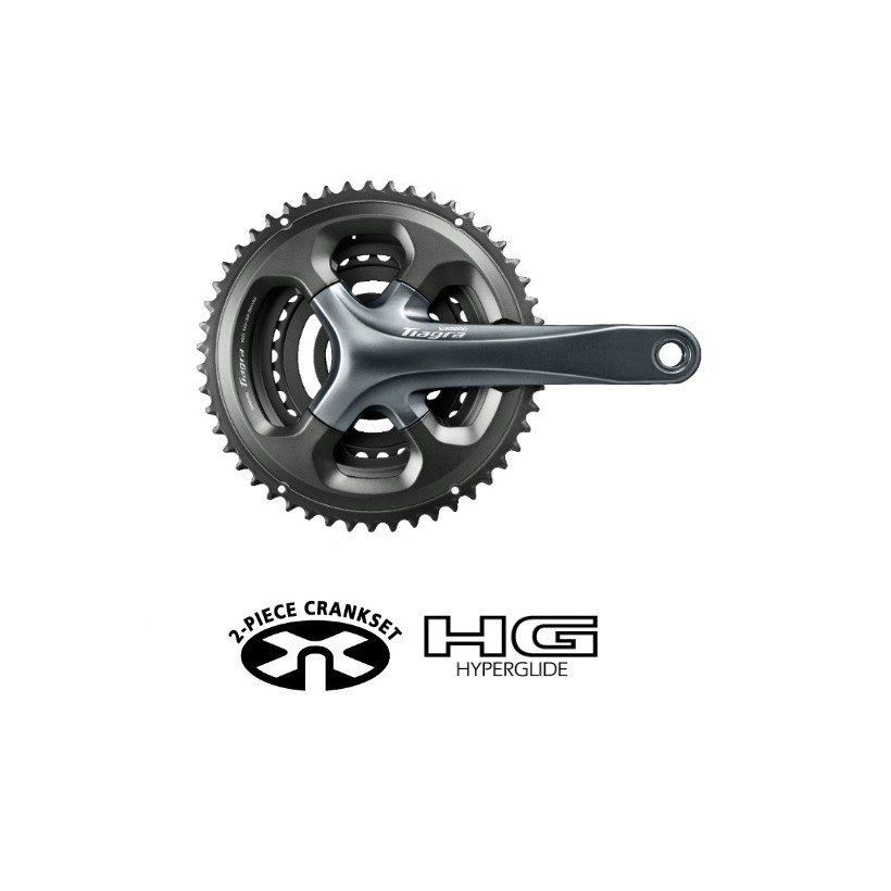 Shimano Bielas Tiagra 1725mm 50/39/30 10v. S/c. Shimano Bielas Tiagra 1725mm 50/39/30 10v. S/c.