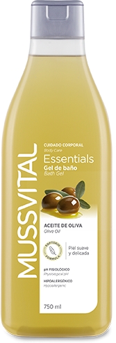 Mussvital Essentials Gel de Baño Oliva 750 ml Mussvital Essentials Gel de Baño Oliva 750 ml