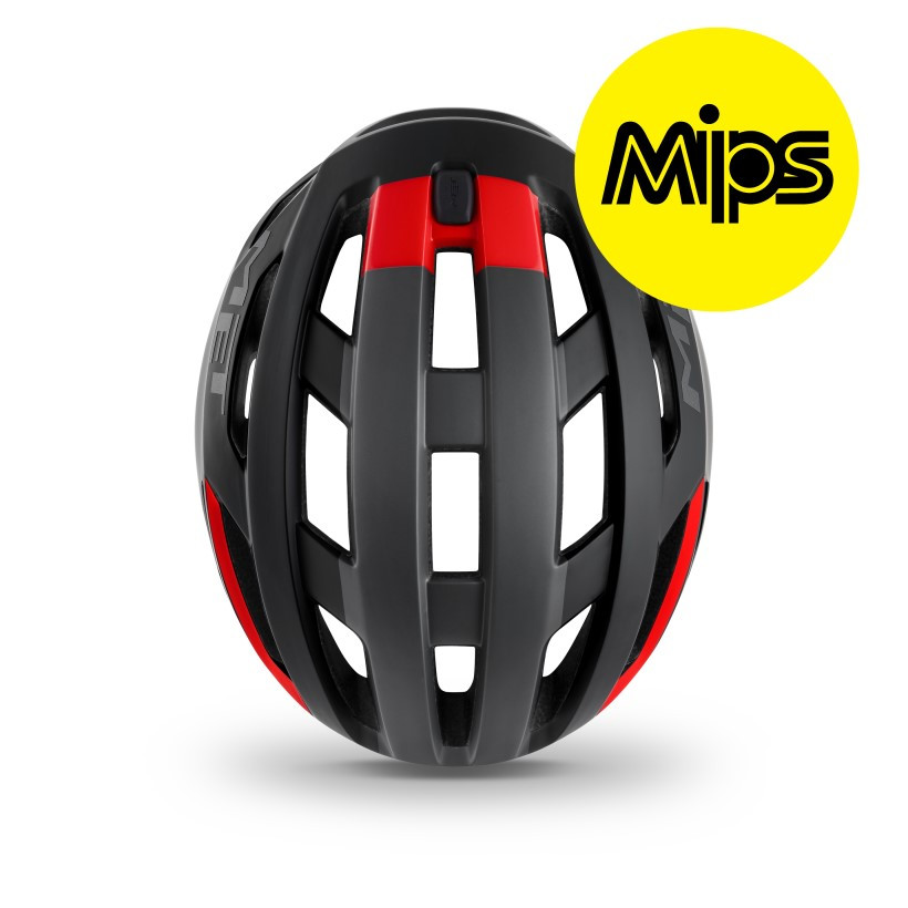 Met Casco Vinci Mips Negro Rojo Met Casco Vinci Mips Negro Rojo