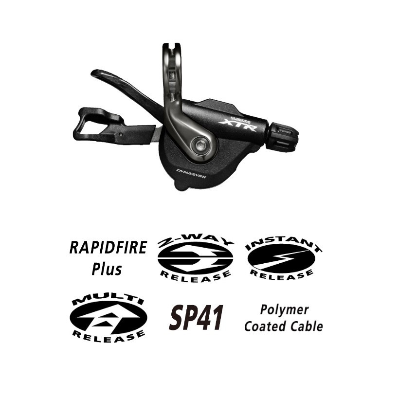 Shimano Mando Izdo. Xtr 2/3v. C/abrazadera Shimano Mando Izdo. Xtr 2/3v. C/abrazadera