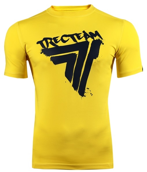 Trec Nutrition TW Camiseta Manga Corta Rash Amarilla Trec Nutrition TW Camiseta Manga Corta Rash Amarilla
