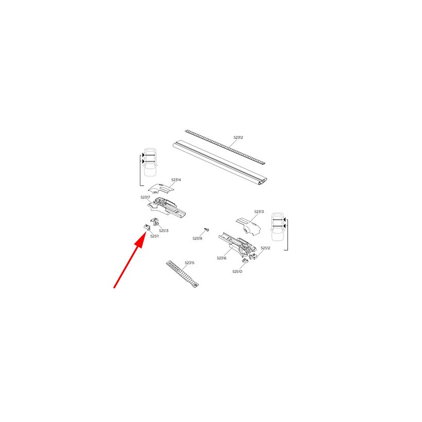 Thule Proteccion Th Rh Small Edge Wingbar 9581 Thule Proteccion Th Rh Small Edge Wingbar 9581