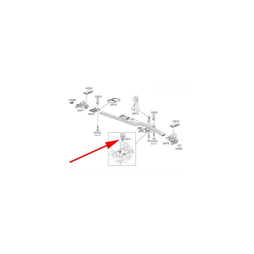 Thule Bombin Cerradura Proride 598 Thule Bombin Cerradura Proride 598