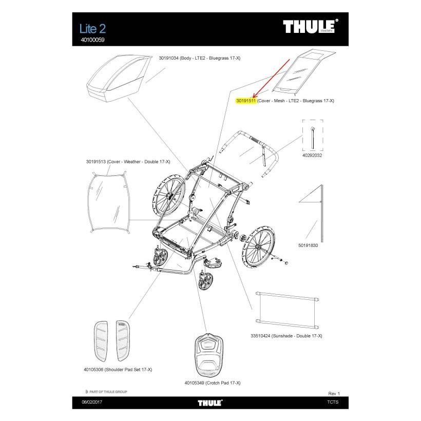 Thule Cobertor Malla Lite-2 Verde Thule Cobertor Malla Lite-2 Verde