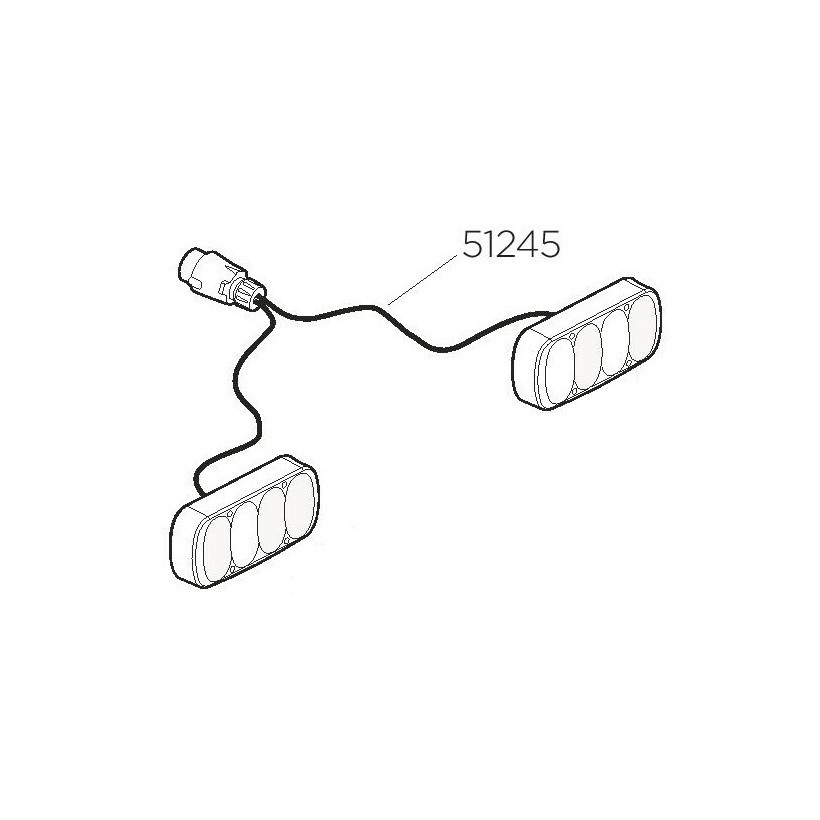 Thule Juego Luces 13 Pins Euroway G2 Thule Juego Luces 13 Pins Euroway G2
