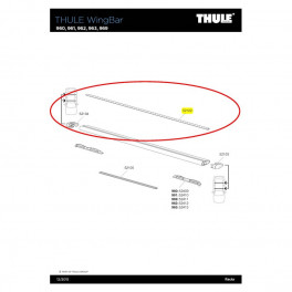 Thule Goma Barra Th Wingbar 1500mm Superior