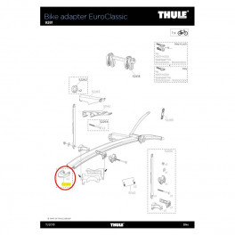Thule Terminal Adaptador 1bici+euroclass G6