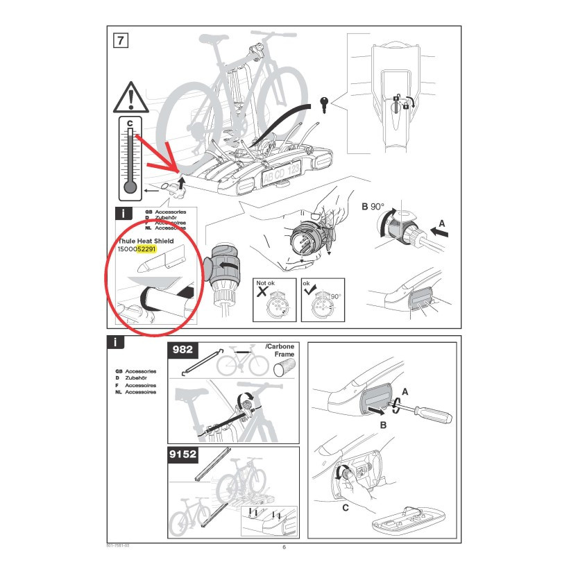 Thule Protector Tubo Escape Euroclassic G6 929 Thule Protector Tubo Escape Euroclassic G6 929