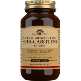 Solgar Bêta Carotène 100% 7 Mg 180 Gélules