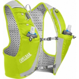 Camelbak Mochila Ultra Pro Vest 3.5l + 2 Bidones Quick Stow 0.5l Lima Plata Camelbak Mochila Ultra Pro Vest 3.5l + 2 Bidones Quick Stow 0.5l Lima Plata