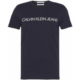 Calvin Klein Camiseta Core Logo Institutional Hombre Marino Grande