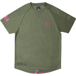 Muc-off Camiseta Riders Verde/rosa