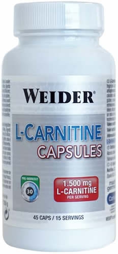 Weider L-Carnitine Caps 45 caps Weider L-Carnitine Caps 45 caps