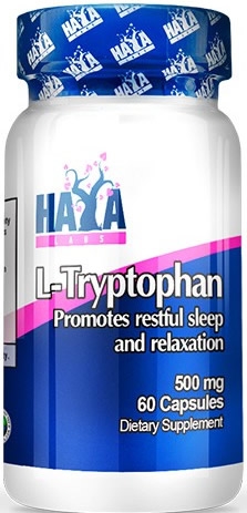 Haya Labs L-Triptófano 500 mg 60 Caps Haya Labs L-Triptófano 500 mg 60 Caps