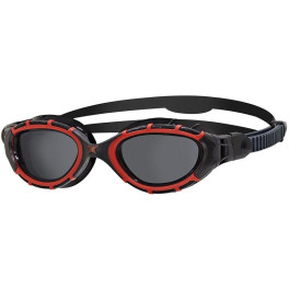 Zoggs Gafas De Natación Predator Flex Polarized Small Fit Rojo/negro