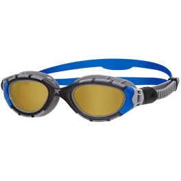 Zoggs Gafas De Natación Predator Flex Polarized Ultra Small Fit Negro Azul/gris