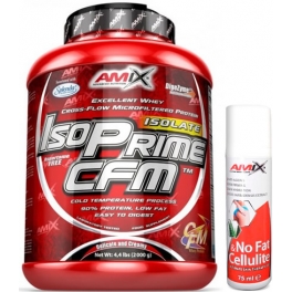 Pack Amix IsoPrime CFM Isolate 2 kg + No Fat & Cellulite Gel 75 ml Pack Amix IsoPrime CFM Isolate 2 kg + No Fat & Cellulite Gel 75 ml