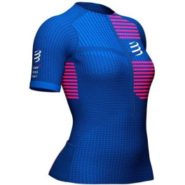 Compressport Camiseta Triatlon Postural Mujer Azul Marino