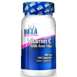 Haya Labs Vitamina C con Rosa Mosqueta 500 mg 100 caps